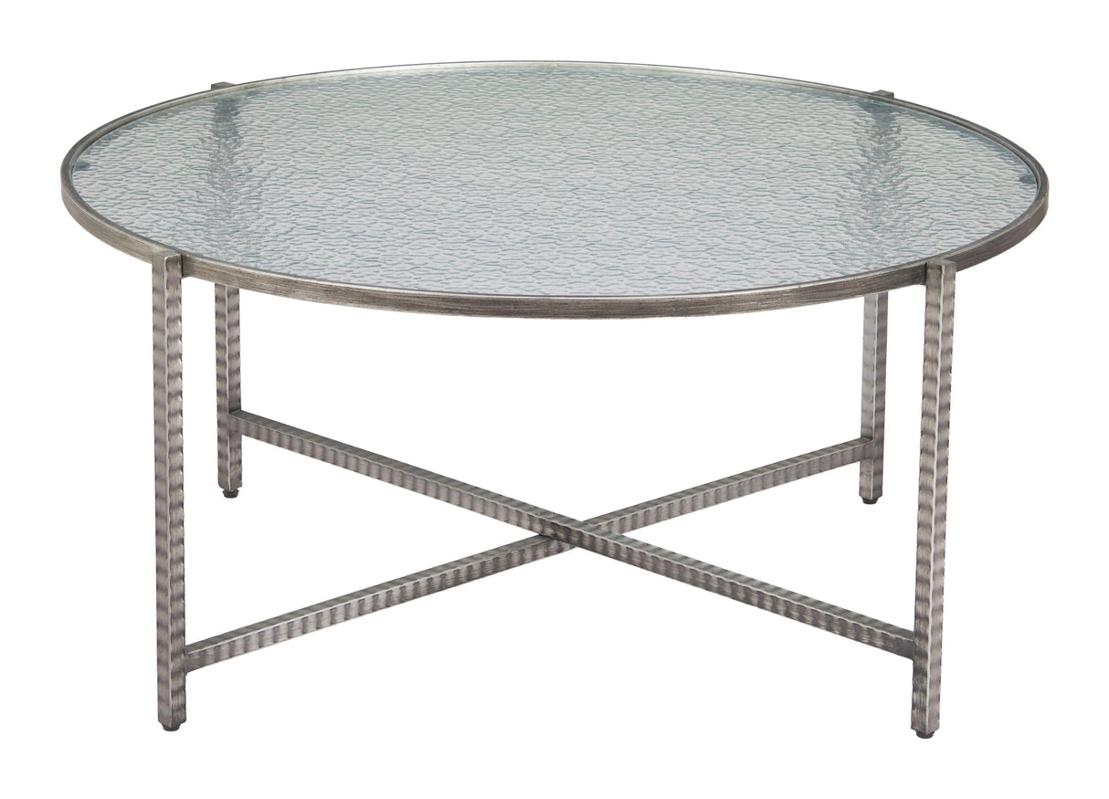 ZUO Vetro Coffee Table Silver
