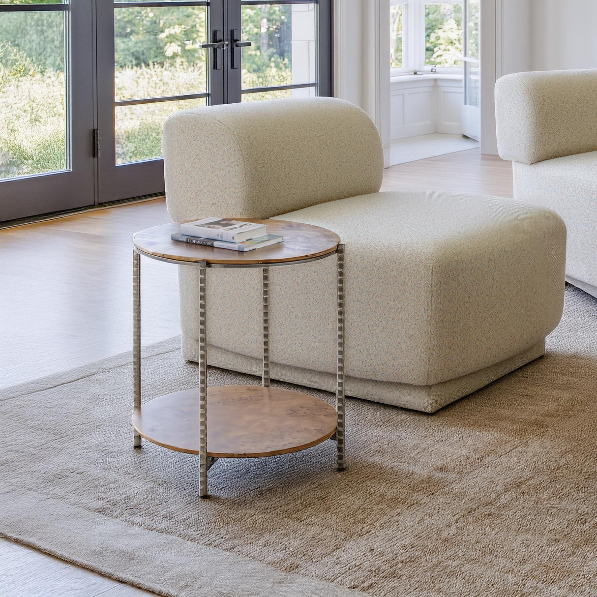 ZUO Adna Side Table Brown