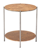 ZUO Adna Side Table Brown