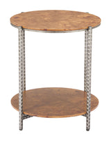 ZUO Adna Side Table Brown
