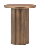 ZUO Afinato Side Table Brown