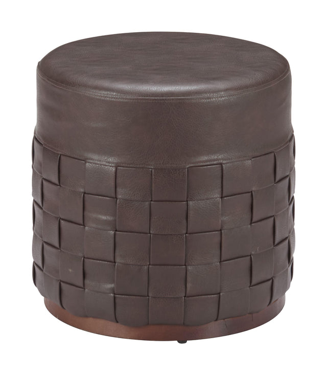 ZUO Filo Ottoman Espresso