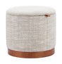 ZUO Fije Storage Ottoman Gray