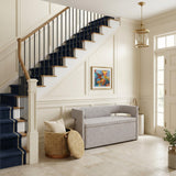 ZUO Fije Storage Ottoman Oat Yellow