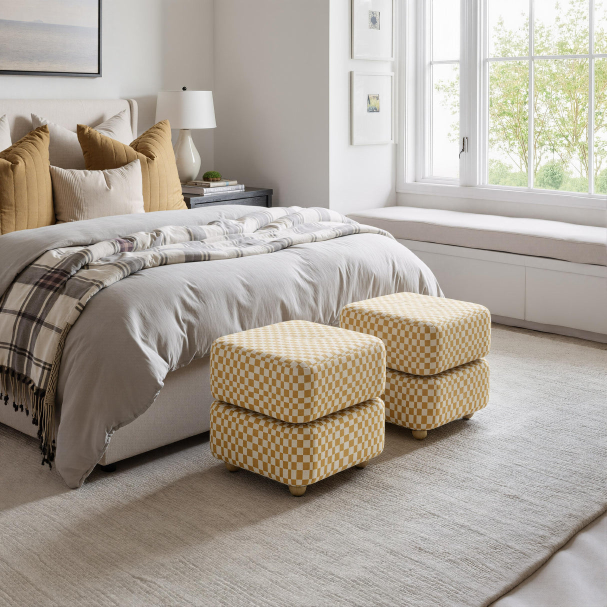 ZUO Haki Ottoman Multicolor
