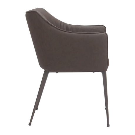 ZUO Belmont Dining Chair (Set of 2) Brown