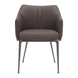 ZUO Belmont Dining Chair (Set of 2) Brown