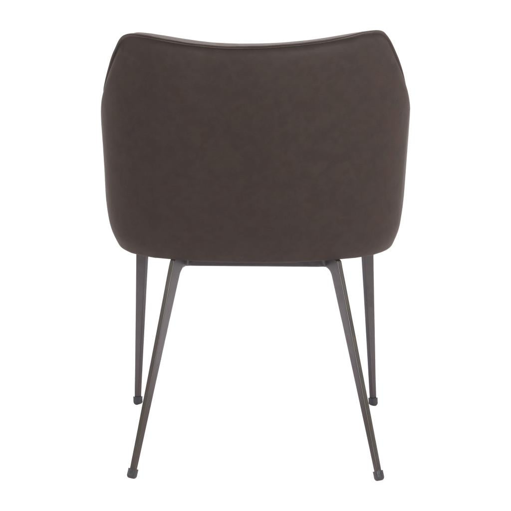 ZUO Belmont Dining Chair (Set of 2) Brown