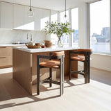 ZUO Shaili Counter Stool Brown