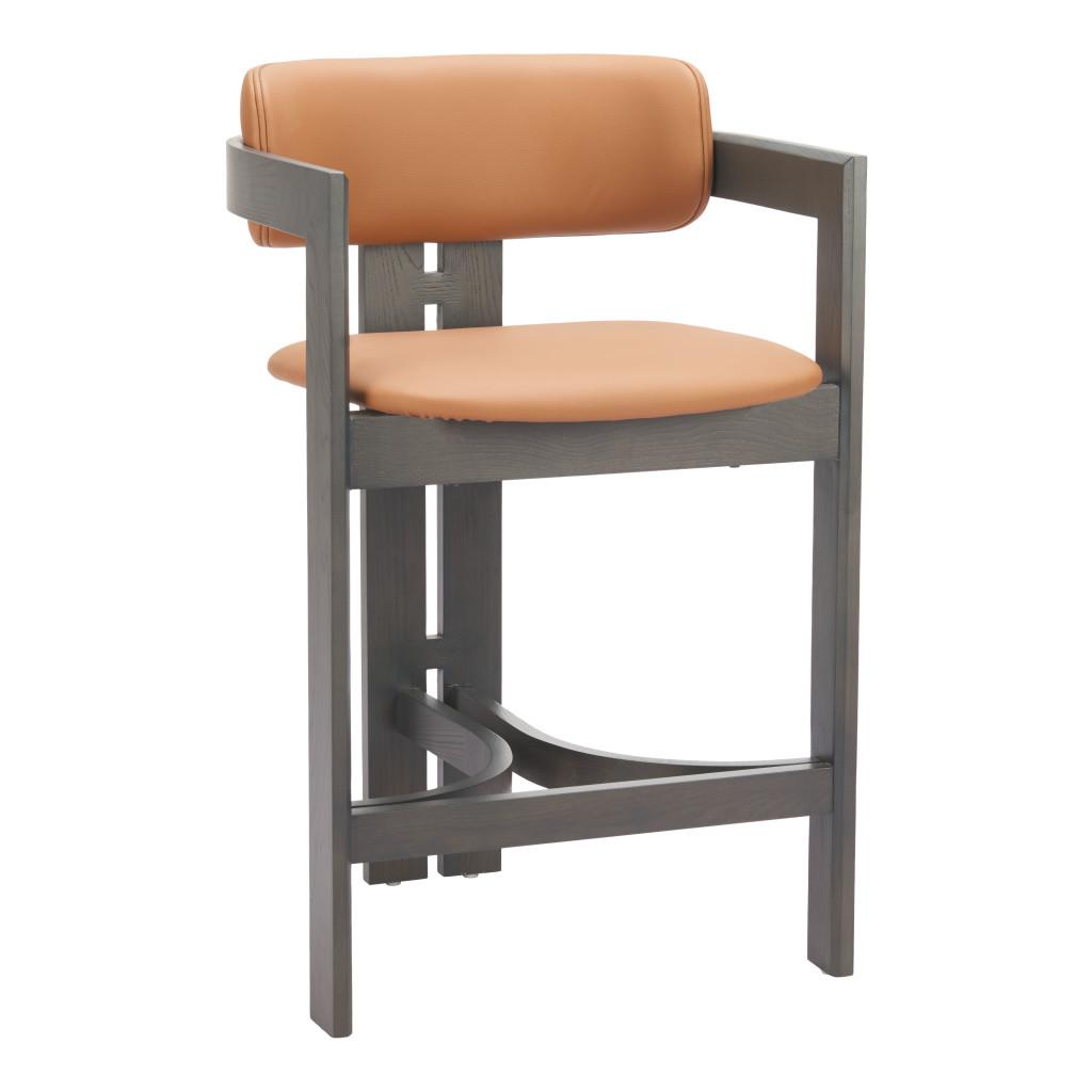 ZUO Shaili Counter Stool Brown