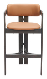 ZUO Shaili Barstool Brown