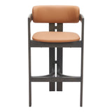 ZUO Shaili Barstool Brown