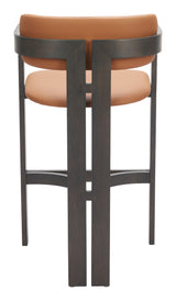 ZUO Shaili Barstool Brown
