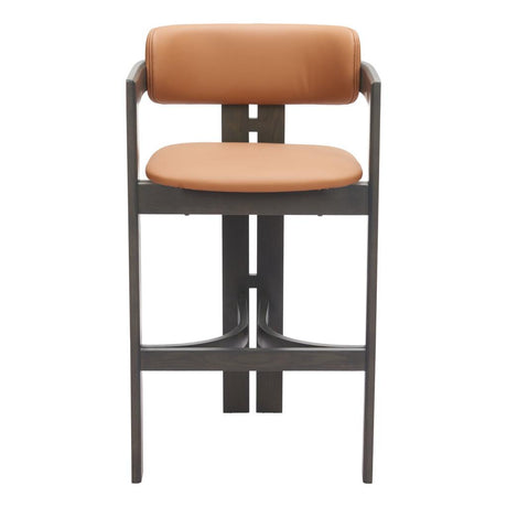 ZUO Shaili Barstool Brown
