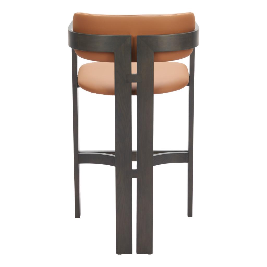 ZUO Shaili Barstool Brown