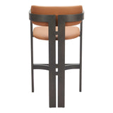 ZUO Shaili Barstool Brown