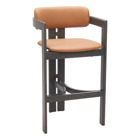 ZUO Shaili Barstool Brown