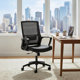ZUO Jett Low Back Office Chair Black