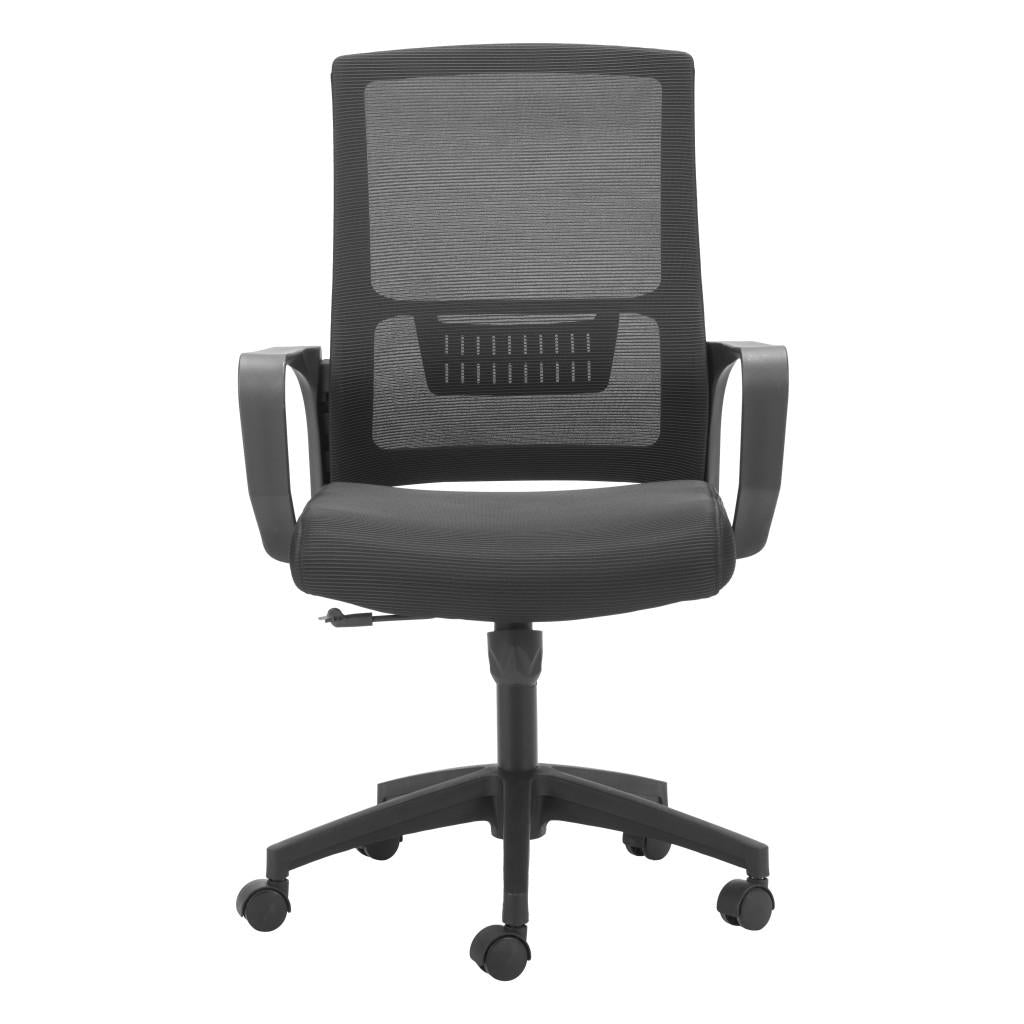 ZUO Jett Low Back Office Chair Black