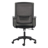 ZUO Jett Low Back Office Chair Black