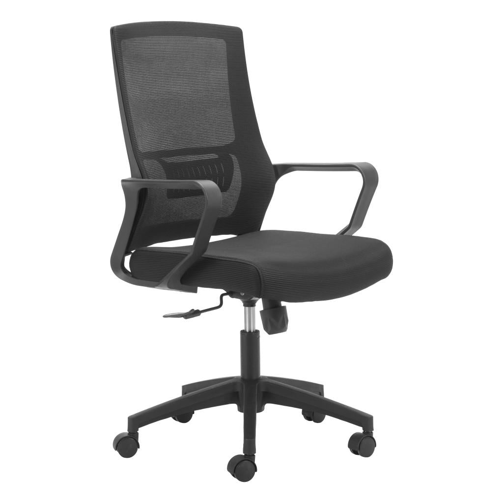 ZUO Jett Low Back Office Chair Black