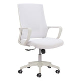 ZUO Jett Low Back Office Chair White