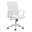 ZUO Jett Low Back Office Chair White