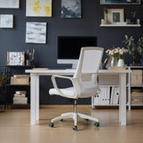 ZUO Jett Low Back Office Chair White