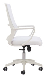 ZUO Jett Low Back Office Chair White