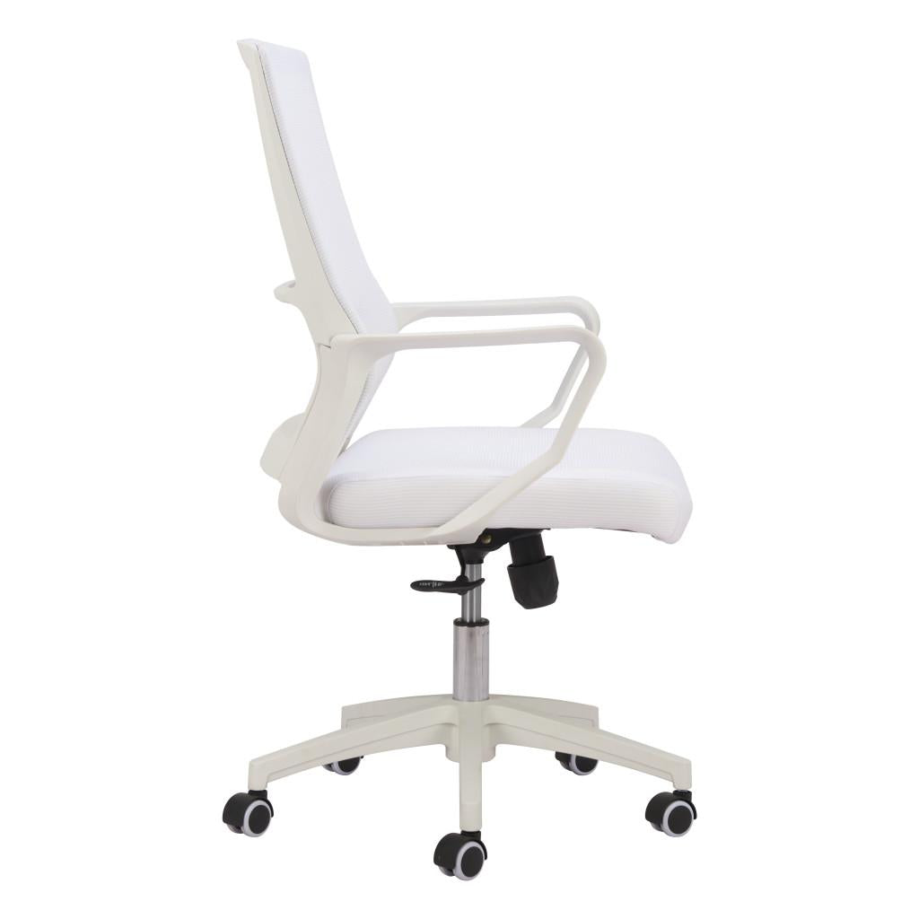 ZUO Jett Low Back Office Chair White