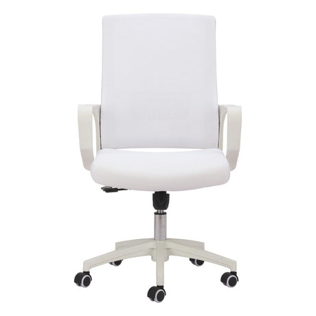 ZUO Jett Low Back Office Chair White