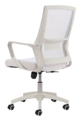 ZUO Jett Low Back Office Chair White