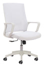 ZUO Jett Low Back Office Chair White