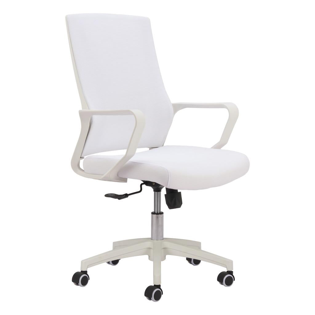 ZUO Jett Low Back Office Chair White