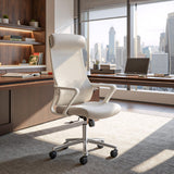 ZUO Jett High Back Office Chair Light Gray