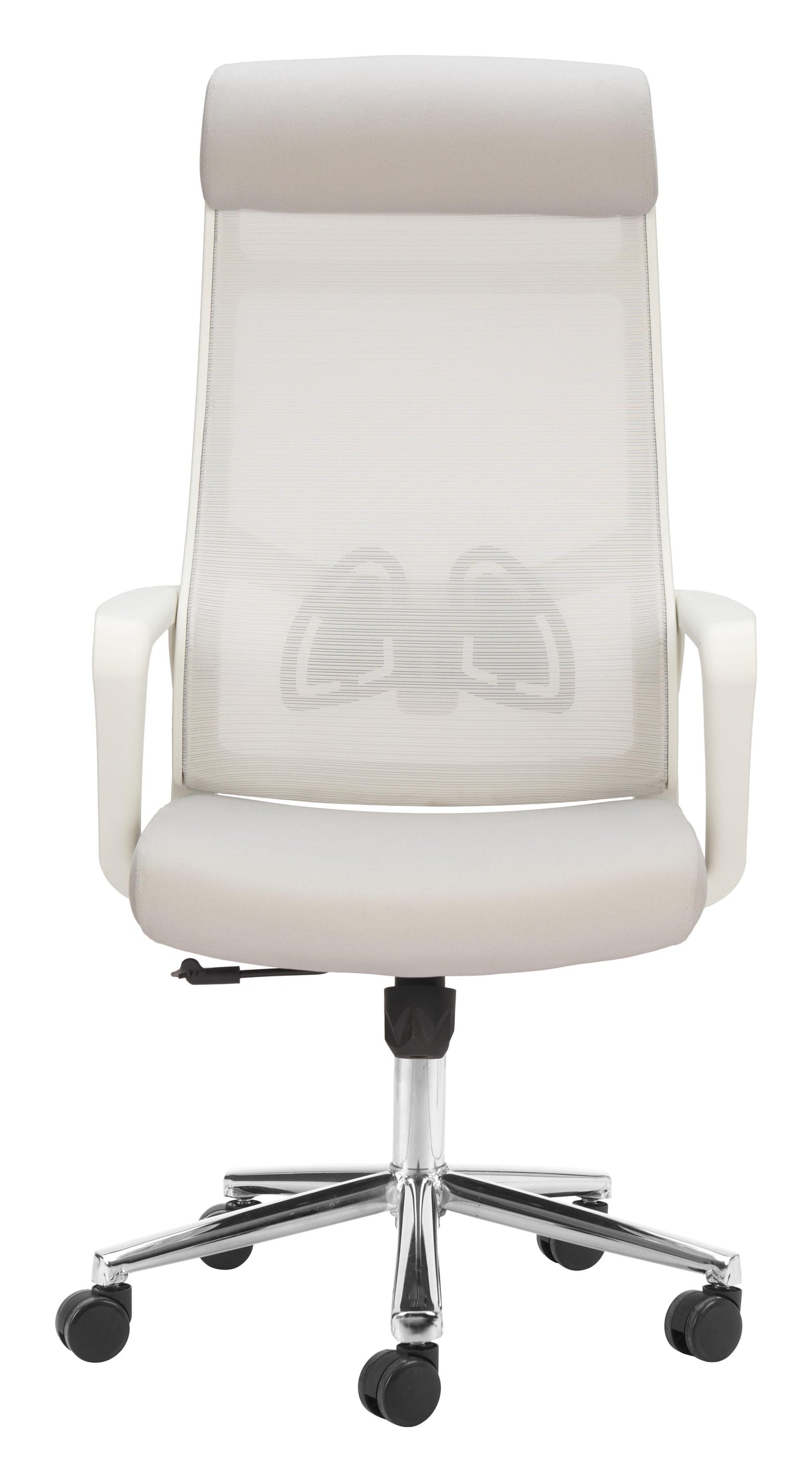 ZUO Jett High Back Office Chair Light Gray