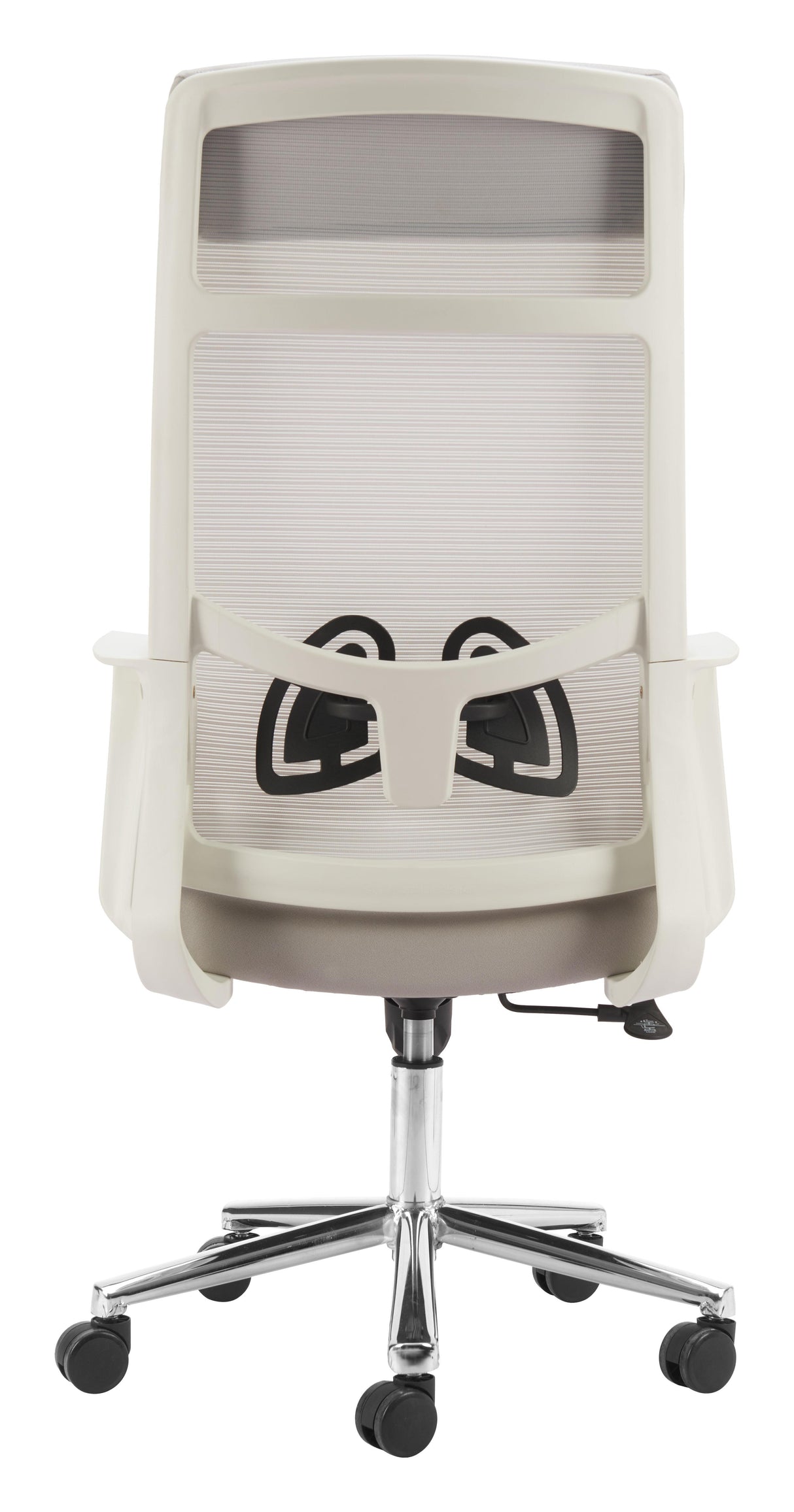 ZUO Jett High Back Office Chair Light Gray