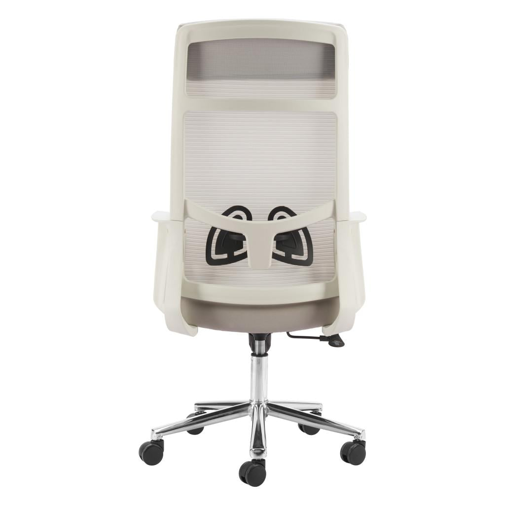 ZUO Jett High Back Office Chair Light Gray