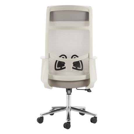 ZUO Jett High Back Office Chair Light Gray