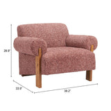 ZUO Verity Accent Chair Copper