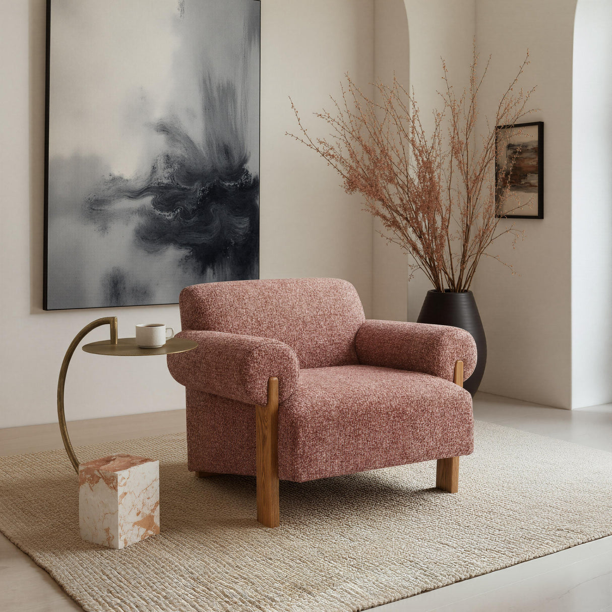 ZUO Verity Accent Chair Copper