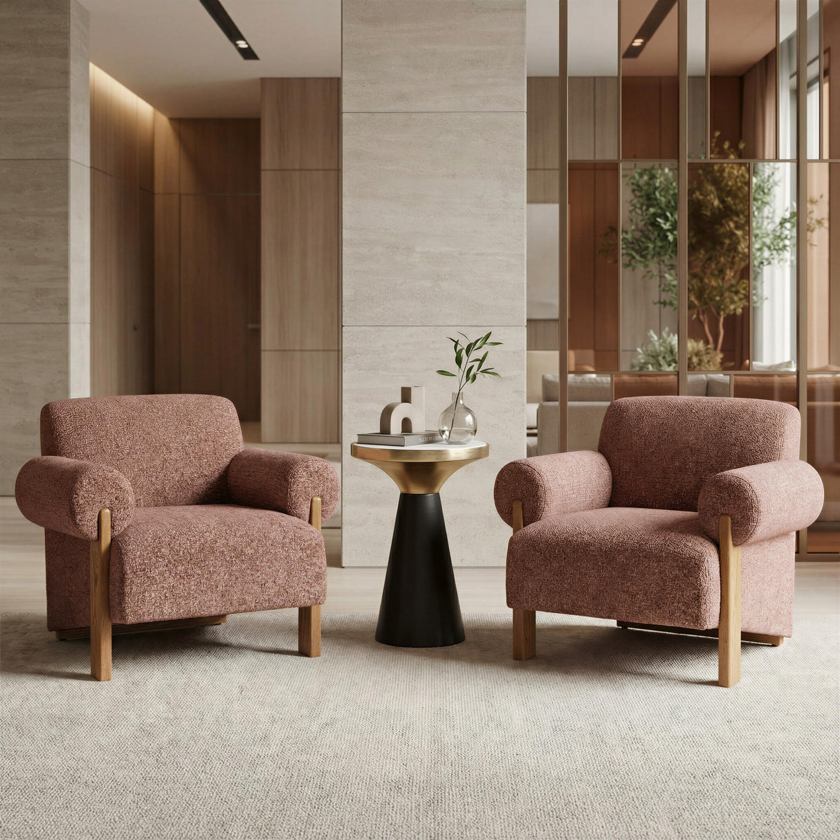 ZUO Verity Accent Chair Copper