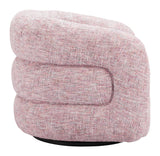 ZUO Refine Swivel Chair Pink Tweed