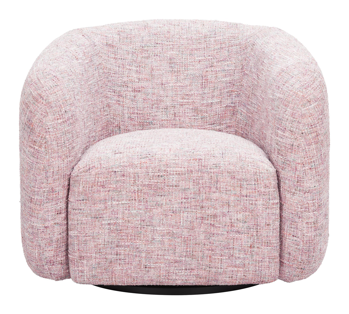 ZUO Refine Swivel Chair Pink Tweed