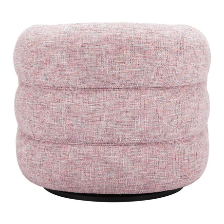 ZUO Refine Swivel Chair Pink Tweed