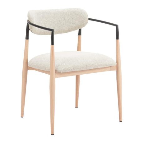 ZUO Equinox Dining Chair (Set of 2) Oyster Gray & Natural