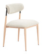 ZUO Equinox Armless Dining Chair (Set of 2) Oyster Gray & Natural