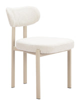 ZUO Aurea Dining Chair (Set of 4) Light Gray