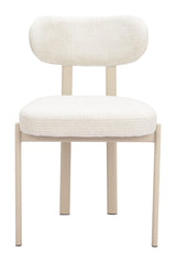 ZUO Aurea Dining Chair (Set of 4) Light Gray