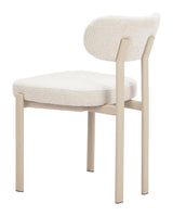 ZUO Aurea Dining Chair (Set of 4) Light Gray